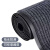 兰诗 DM01 双条纹地毯 地面防滑垫 商场迎宾除尘垫 灰色宽1.8*1m