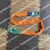 国标工业柔性吊装带双扣环形3/5/10吨起重圆形软吊带吊车吊树吊绳 5吨2米 橘色红色