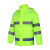 反光雨衣雨裤套装 交通安全 环卫救援保安值勤荧光雨衣套装 荧光绿单上衣 XL