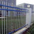 院子围栏锌钢护栏墙上护栏小区庭院围栏户外围栏学校防护栏阳台护 1米高2横梁一套3米长 蓝白色预埋