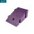 知旦 路沿坡 高19cm三角垫减速带汽车爬坡上坡门槛垫台阶板可定制601616 紫色