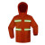 阿力牛 ASF288 环卫分体雨衣套装 路政防水雨衣雨裤 橙色(网格款) 185码 