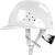 利力维特安全帽适用工地男国标加厚玻璃钢建筑工程夏施工领导头盔定制印字 白色