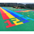 OEING定制悬浮地板篮球场户外运动专用防滑幼儿园塑料拼接室外轮滑地 小双米 25*25cm