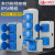 适用于多功能防水防爆插座盒工业塑料插座箱5孔10A 家用防水插座 AG塑料防水盒六位(五孔 10A)