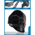 仁聚益电焊防护罩焊工焊接专用面罩自动变光面具新型焊帽隔热防飞溅头盔定制 真彩LD-16[升级款]变光面罩+2