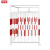 夜莺 配电箱防护棚工地安全防护罩施工围栏隔离栏临时电柜防雨棚 白色配红色 1.5米宽1.5米长2.5米高