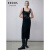 ERDOS×M essential设计师联名系列宽带连衣裙 黑 160/84A/M