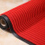 入户门口地毯厨房地垫防滑吸水商铺酒店迎宾门垫定制双条纹 条纹红色（裁剪前后没有黑边） 6090cm