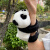 ARGENING可爱大熊猫公仔啪啪圈手环玩具毛绒玩偶抱抱手腕成都基地纪念品 熊猫啪啪圈中 11cm 随身玩偶