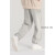 COKEIN设计师潮牌原创风格春季新款垂感抽绳潮流宽松灰白色运动束脚卫裤 灰色（加绒款） S