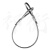 祁衡 304不锈钢钢丝绳压制 起重不锈钢丝绳 双头铝套压制 钢线包塑钢丝绳 16mm-1米长 一米价 