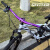 GFITTER山地车燕把自行车车把铝合金燕把单车改装手横速降燕把620-780mm 紫色 31.8*780mm