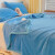 恒源祥（YOUNG HOME）夏季牛奶珊瑚绒毛毯床单午睡办公室小被子沙发毯子空调盖毯床上用 海洋蓝 100x120cm【双面加厚牛奶绒毛毯  多功能盖