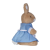 比得兔PeterRabbit毛绒玩具抱枕公仔兔子玩偶本杰明钥匙扣儿童生日礼物 比得兔夫人25CM