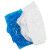 海斯迪克 一次性袖套 防水防油加厚护袖 PE塑料袖套 蓝色100只