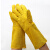 电焊双层加托黄色牛皮超兽焊兽厂绒布手套加长耐磨加厚耐高温 红色加托超兽2付 35厘米双层 XL