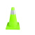 星期十 45cm高PU绿色 橡胶路锥反光橡胶塑料禁止停车交通安全反光锥套路障广告定制