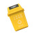 苏识 YJ-A091 四色户外垃圾分类垃圾桶可回收翻盖有盖 40升加厚带盖 黄色