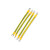 昂迅国标黄绿双色接地线4光伏连接线6平防静电跨接线桥架接地线小黄线 150mm长 孔5国标 -100条/包 2.5平方