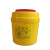 利器盒一次性锐器盒圆形废物用垃圾桶黄色方形收纳垃圾桶 方形8L卧式(五个起拍)