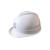 普达  6011-1 骑行头盔 工地工程建筑施工防砸抗冲击新V型ABS安全帽防护帽 6011-1 白
