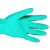 稳斯坦 WF130 加厚丁腈手套 耐弱酸碱工业劳保手套 绿色钻石纹