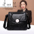 袋鼠（KANGAROO）包包女2024新款韩版女包水洗皮单肩斜跨包中老年妈咪包一件 黑色