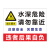 定制水深危险警示牌严禁攀爬翻越护栏鱼塘水库水池区域养殖重地闲人免请勿靠近加厚铝板安全告示标志标识牌 SSX04-请勿靠近 60x80cm