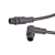 M12塑胶连接器弯式NEMA2000插头 3 4 5 8芯防水IP67 针型对接孔型 弯式针型插头(公) 1M  3芯