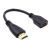 CY MINI HDMI公头对母孔迷你HDMI公对母延长线 高清转接加长线 HDMI-C公对HDMI-C母 (HD-014-C
