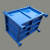 定制金属周转箱堆垛重型物流箱物料箱钢制工厂废料箱带挂钩加厚大 800*500*500
