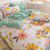 多兰诗（Duolanshi）四件套纯棉 全棉斜纹印花床上用品被套床单套件 梦里花DP 2.0米床四件套（被套200*230cm）