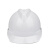 库铂V5白色安全帽 PE塑料V型工地建筑施工安全帽头盔 防砸防穿刺