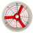 伊莱科（ELECALL）工业轴流风机CBF防爆排风扇圆形管道离心风机换气扇抽风机单相CBF-400D 220V管道式0.25KW