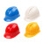 工臣牌 安全帽 工地国标加厚透气abs头盔建筑工程施工印字logo 1顶 白色VQ型经济透气款