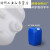 带内盖塑料小方桶密封扁桶耐酸碱化工桶加厚实验室废液桶收集 20L半透明B款1公斤
