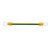 普力捷 光伏黄绿双色接地线 连接线孔径8mm（M8螺栓）4平方毫米长度：35cm