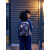 途明（TUMI）/【新年礼物】Voyageur女士双肩包时尚液体印花休闲背包 海军蓝液 海军蓝液体印花/0196600NLP