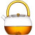 美斯尼 玻璃茶壶提梁壶耐高温家用玻璃烧水壶大容量普洱茶煮茶壶 透明壶+50ml品杯2个 801mL(含)-900mL(含)