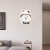 美世达（MEISD）创意挂钟熊猫挂钟客厅钟表2024新款网红挂墙创意时钟现代简约卡通 有灯-大号:40*48.6cm