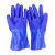 双安 防护手套耐酸碱 加厚PVC防滑耐磨 蓝色 XL 5双/包