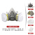淘正防有毒气体防毒面具化工气体防硫化氢面罩化学实验室有毒气体油漆防护 【打农药】双罐防尘毒7件套配7号滤毒盒+10片滤棉