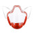 山都澳 防护面罩 唇语口罩 透明防护面罩 防飞溅防风隔离面罩 红色 均码 