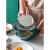 景德镇（jdz）10个装景德镇家用米饭碗陶瓷碗单个吃饭碗餐具碗碟套装碗盘小汤碗 宝石绿4.5英寸碗4个新升级釉下