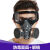 GJXBP防毒面具化工气体喷漆面罩甲醛异味防烟工业防尘农药活性炭口鼻罩 防毒面具+黑框眼镜