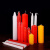 筑采（ZHUCAI）红白蜡烛 应急照明停电应急防灾无烟无味焟烛 白色2.0×20cm(60个）
