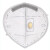 3M 9541v活性炭口罩带呼吸阀KN95级防护口罩带呼吸阀透气防雾霾 PM2.5针织带 独立包装20个/盒