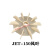 广东凌霄JET00/50喷射自吸泵头抽水机外壳水叶轮水封支架配件 JET50风叶