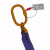 品尔优/PPU 单腿柔性吊装带成套索具(美式眼型货钩) ULO08 载重8t 随机 ULO08-7M 9 